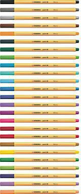 Fineliner STABILO® point 88® 04mm farbig sortiert 10 St/Pack STABILO – Ansicht 3