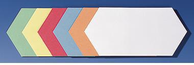Moderationskarte FRANKEN 205 x 95 cm (B x H) 130g/m² Altpapier 100 % recycelt farbig sortiert 300 St/Pack FRANKEN