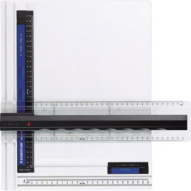 Zeichenplatte STAEDTLER® Mars® DIN A4 ohne freie Nullpunktwahl Kunststoff weiß STAEDTLER