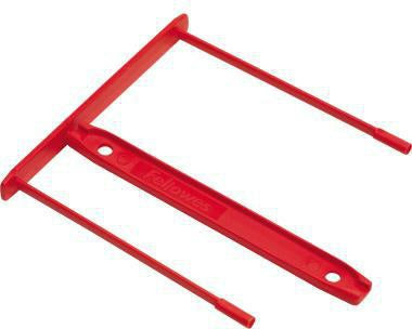 Abheftbügel Bankers Box® 60mm Kunststoff 100 % recycelt rot 100 St/Pack BANKERS BOX