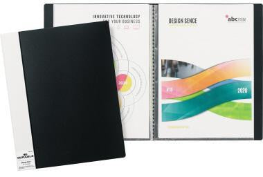 Sichtbuch DURABLE DURALOOK® DIN A4 Polypropylen schwarz 10 Hüllen DURABLE