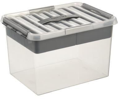 Aufbewahrungsbox Sunware the q-line Multi Box 40 x 26 x 30 cm (B x H x T) DIN A4 22l Kunststoff transparent SUNWARE