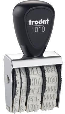 Datumstempel trodat® Classic 1010 26 x 4 mm (B x H) Monat in Buchstaben Metall/Kunststoff TRODAT