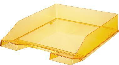 Briefablage HAN KLASSIK DIN A4 DIN C4 Polystyrol Farbe: orange transparent HAN