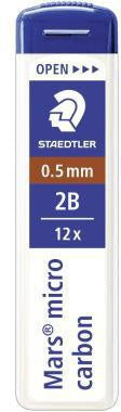 Feinmine STAEDTLER® Mars® micro carbon 250 05mm 2B schwarz 12 St/Pack STAEDTLER