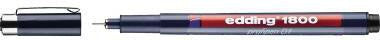 Fineliner edding 1800 profipen 025mm schwarz edding 1800 profipen 025mm schwarz EDDING