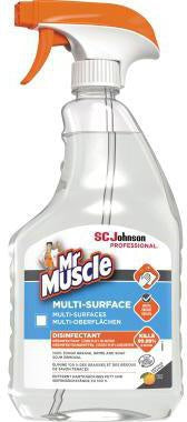 Allzweckreiniger Mr Muscle Multi Oberflächen Zitrus antibakteriell 105 Sprühflasche Kunststoff 075l MR MUSCLE