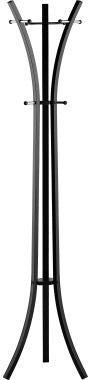 Garderobenständer ALCO 55 x 178 cm (D x H) Metall lackier schwarz ALCO