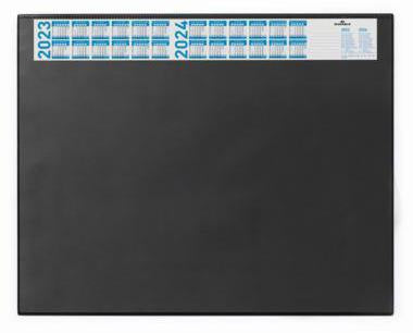Schreibunterlage DURABLE 65 x 52 cm (B x H) mit Folienauflage PVC schwarz DURABLE