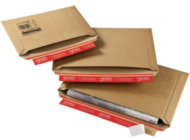 Versandtasche ColomPac® 340 x 235 x -35 mm (B x H x T) ohne Fenster mit Selbstklebung Wellpappe braun COLOMPAC – Ansicht 6