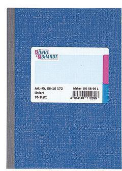 Kladde König & Ebhardt DIN A5 liniert blau 96 Bl KÖNIG & EBHARDT