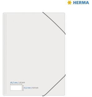 Folienetikett HERMA SPECIAL 457 x 212 mm (B x H) transparent 1200 Etik/Pack HERMA – Ansicht 4