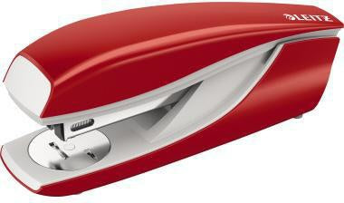 Heftgerät Leitz NeXXt 5502 24/6 26/6 fest/lösbar/nageln 30 Bl (80 g/m²) inkl 200 Heftklammern 24/6 Metall/Kunststoff rot