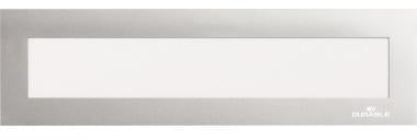 Magnetrahmen DURABLE DURAFRAME® MAGNETIC TOP A4 Polyethylen/Polypropylen silber metallic 5 St/Pack DURABLE