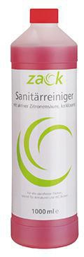 Badreiniger zack nicht dermatologisch getestet nicht biologisch abbaubar pH-Wert: 2 Flasche Kunststoff 1l ZACK