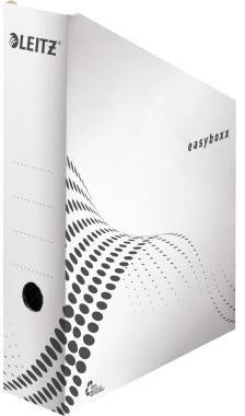 Stehsammler Leitz easyboxx 8 x 32 x 26 cm (B x H x T) DIN A4 Werkstoff: Wellpappe 100 % recycelt weiß LEITZ