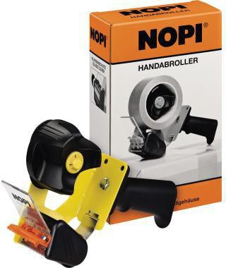 Packbandabroller NOPI® Metall/Kunststoff schwarz/gelb NOPI® Metall/Kunststoff schwarz/gelb NOPI