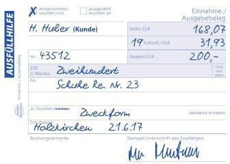 Einnahme-/Ausgabebeleg Avery Zweckform DIN A6 quer nicht selbstdurchschreibend 1 Durchschlag 50 Bl AVERY – Ansicht 3