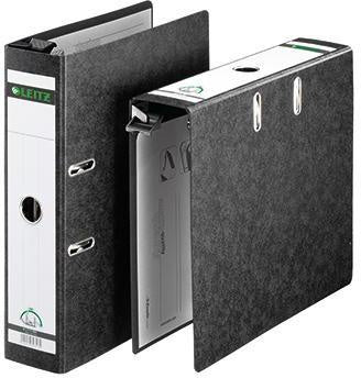 Hängeordner Leitz 80mm DIN A4 Hartpappe recycelt schwarz LEITZ