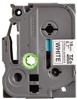 Schriftbandkassette Brother P-touch TZe-S241 18 mm x 8 m (B x L) weiß schwarz BROTHER