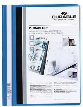 Angebotshefter DURABLE DURAPLUS® DIN A4 Überbreite PVC blau DURABLE