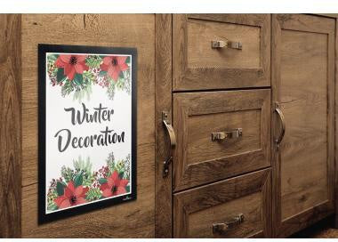 Magnetrahmen DURABLE WALLPAPER DIN A4 inkl Ersatzset mit vier Klebestreifen Polypropylen/Polyethylen/PVC-U – Ansicht 4