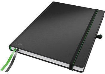 Notizbuch Leitz Complete DIN A4 kariert schwarz 80 Bl LEITZ