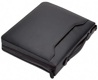 Schreibmappe Alassio® BERGAMO 37 x 31 x 65 cm (B x H x T) Lederimitat schwarz ALASSIO