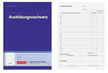 Berichtsheft Ausbildungsnachweiß BRUNNEN täglich DIN A4 80g/m² 28 Bl BRUNNEN