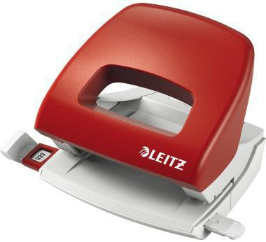 Locher Leitz NeXXt 5038 8cm 16 Bl (80 g/m²) mit Anschlagschiene rot LEITZ