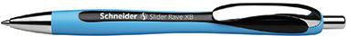 Kugelschreiber Schneider Slider Rave 07mm XB schwarz dokumentenecht Farbe des Schaftes: cyan/schwarz SCHNEIDER