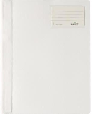 Schnellhefter DURABLE DIN A4 Überbreite Hartfolie weiß DURABLE DIN A4 Überbreite Hartfolie weiß DURABLE