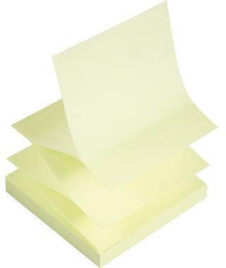 Haftnotiz Soennecken Z-Notes 75 x 75 mm (B x H) gelb 100 Bl SOENNECKEN