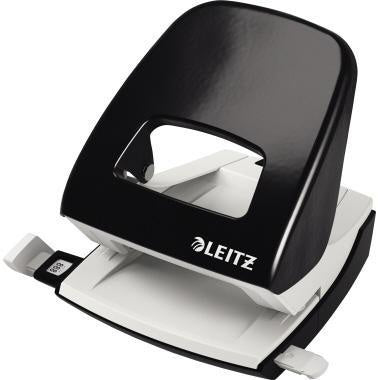 Locher Leitz NeXXt 5008 8cm 30 Bl (80 g/m²) mit Anschlagschiene schwarz LEITZ