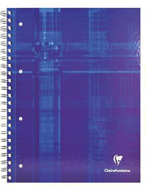 Collegeblock Clairefontaine BIND'O BLOCK DIN A4 kariert 90g/m² blau 80 Bl CLAIREFONTAINE