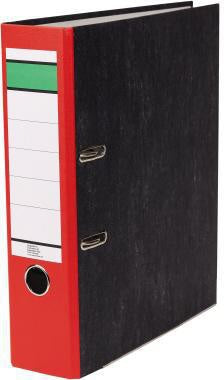 Ordner 80mm DIN A4 Werkstoff: Papier 100 % recycelt rot NEUTRALWARE