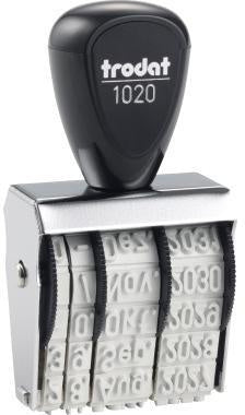 Datumstempel trodat® Classic 1020 32 x 5 mm (B x H) Monat in Buchstaben Metall/Kunststoff TRODAT