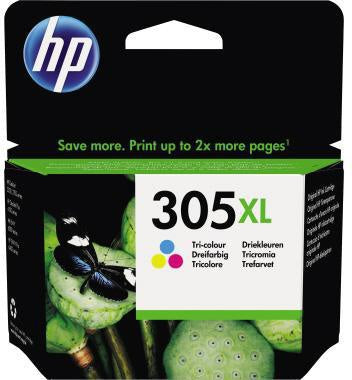 Tintenpatrone HP Originalzubehör 305XL ca 200 Seiten mehrfarbig 5ml HP