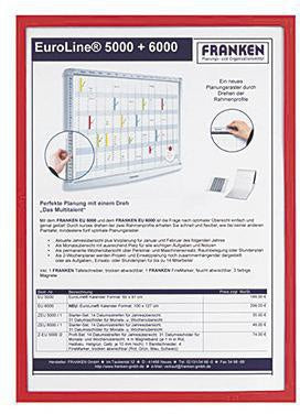 Dokumentenhalter FRANKEN Frame It X-tra!Line DIN A4 Hartfolie FRANKEN