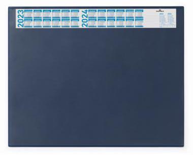 Schreibunterlage DURABLE 65 x 52 cm (B x H) mit Folienauflage PVC dunkelblau DURABLE