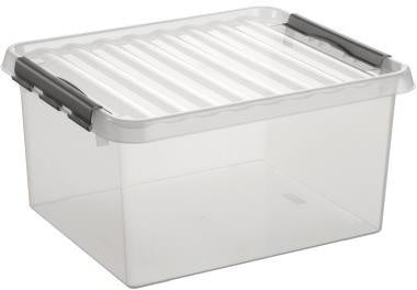 Aufbewahrungsbox Sunware the q-line 50 x 26 x 40 cm (B x H x T) DIN A3 36l Kunststoff transparent SUNWARE