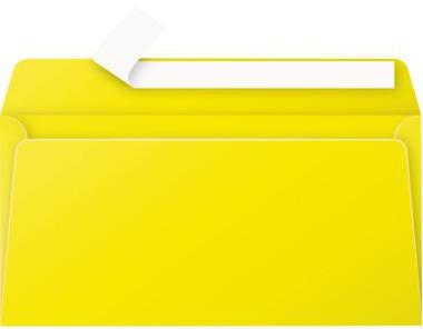 Briefumschlag Clairefontaine Pollen® DIN lang 220 x 110 mm (B x H) ohne Fenster 120g/m² mit Haftklebung Papier sonne 20