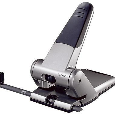 Registraturlocher Leitz 8cm 65 Bl (80 g/m²) Aluminium silber LEITZ