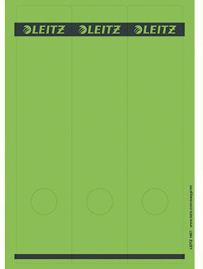 Ordnerrückenetikett Leitz breit/lang 615 x 285 mm (B x H) selbstklebend mit Griffloch grün 75 Etik/Pack LEITZ