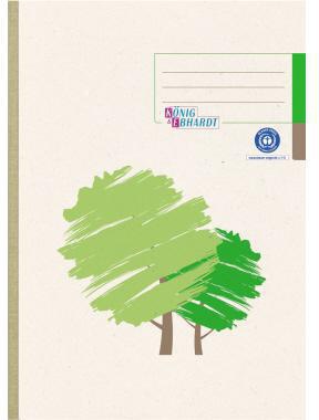 Kladde König & Ebhardt DIN A4 kariert weiß 96 Bl KÖNIG & EBHARDT