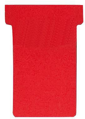 T-Karte FRANKEN 48 x 84 mm (B x H) 170g/m² 100 % Altpapier rot 100 St/Pack FRANKEN