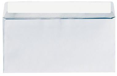 Briefumschlag Soennecken DIN lang 220 x 110 mm (B x H) ohne Fenster 80g/m² mit Haftklebung Papier weiß 100 St/Pack SOENNECKEN