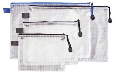 Reißverschlusstasche DIN A6 PVC schwarz DIN A6 PVC schwarz NEUTRALWARE