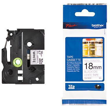 Schriftbandkassette Brother P-touch TZe-N241 18 mm x 8 m (B x L) weiß schwarz BROTHER