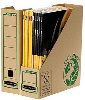 Stehsammler Bankers Box® Earth Series 82 x 304 x 268 cm (B x H x T) DIN A4 Werkstoff: Karton 100 % recycelt braun BANKERS BOX